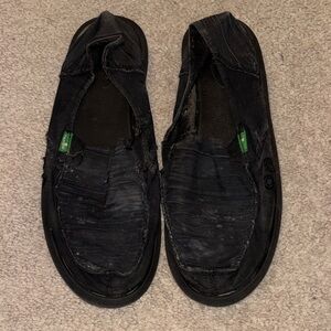 Sanuk Black Women's Flats